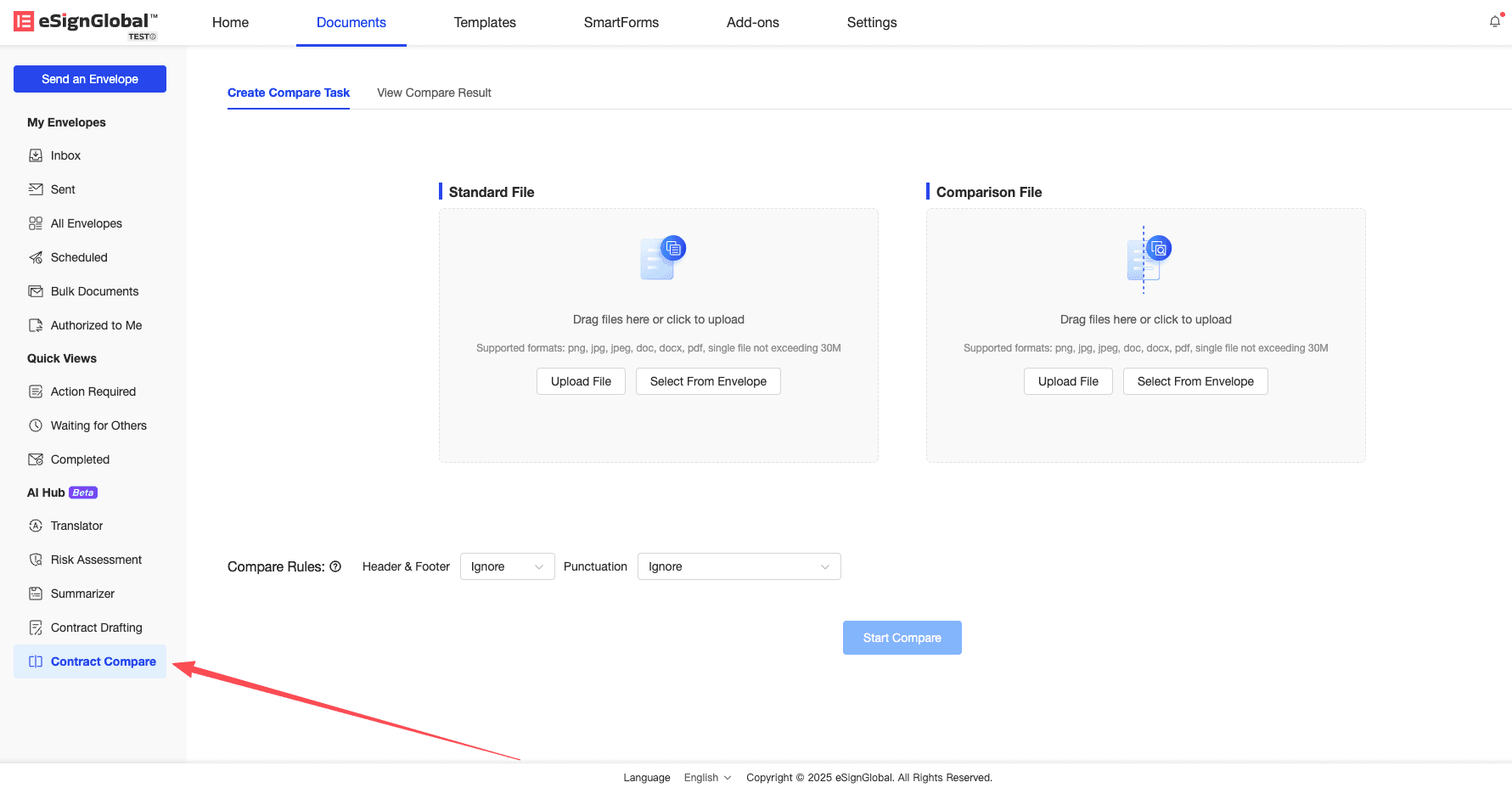 eSign.AI 电子签署产品界面