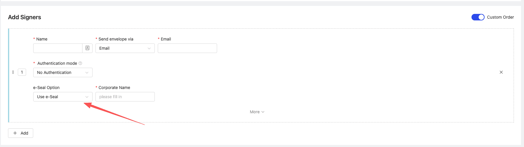 eSign.AI 电子签署产品界面