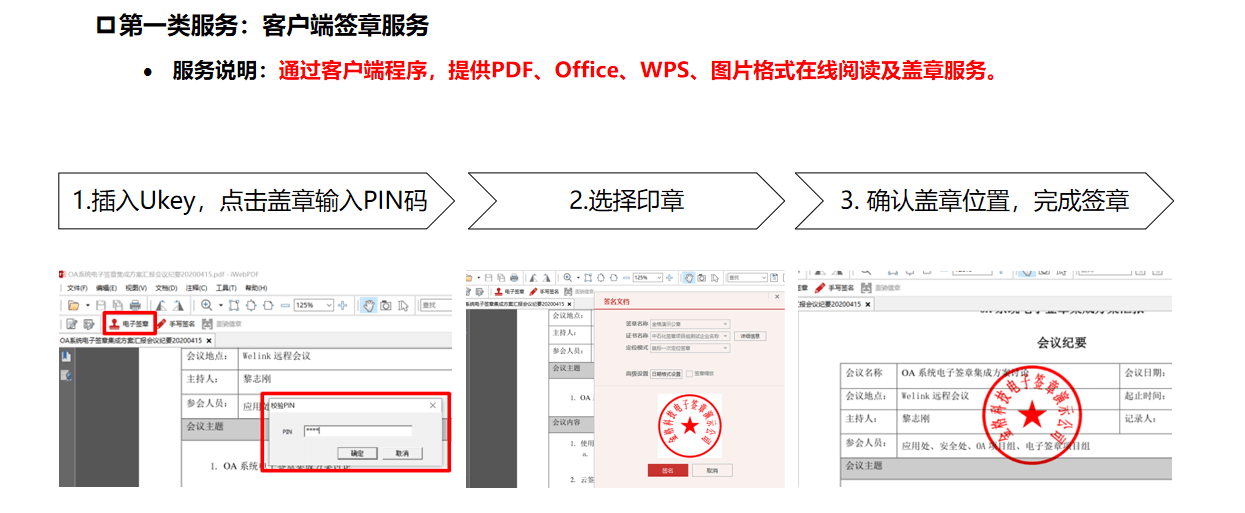 电子公章流程与用印场景