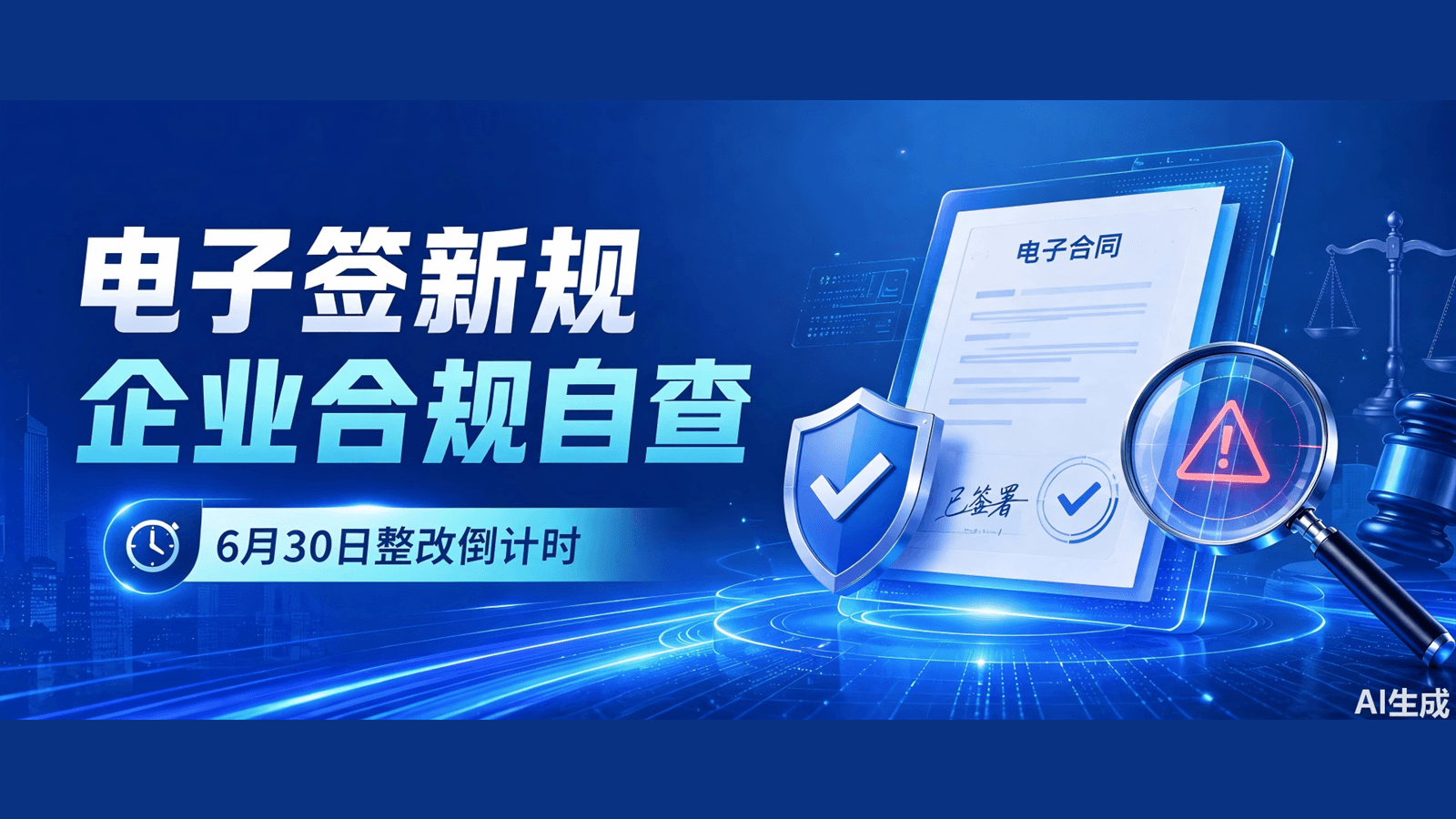 存量合同效力存疑、重点行业被盯上！电子签新规之下，你的企业可能已经在“裸奔”